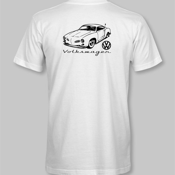 Volkswagen VW Karmann Ghia Retro T-Shirt - New - Picture 3 of 10